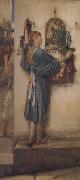 Alma-Tadema, Sir Lawrence A Street Altar (mk23) oil painting